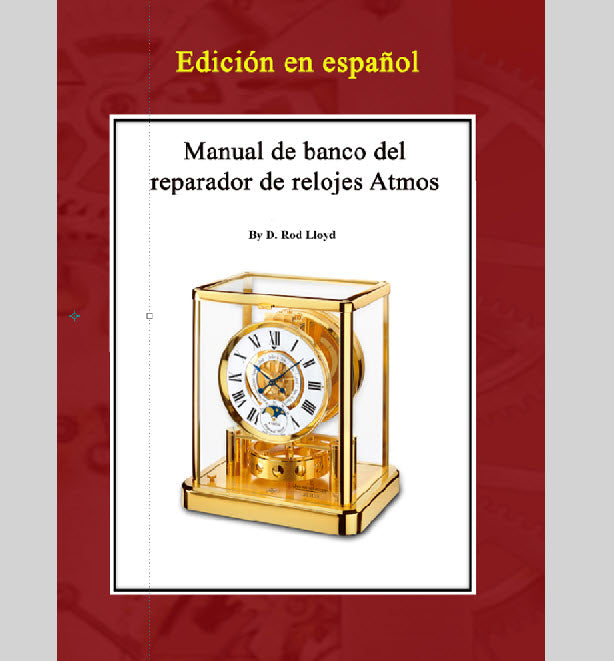 Manual de banco del reparador de relojes Atmos
